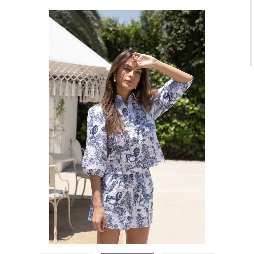 Ell and Emm Toile blouse